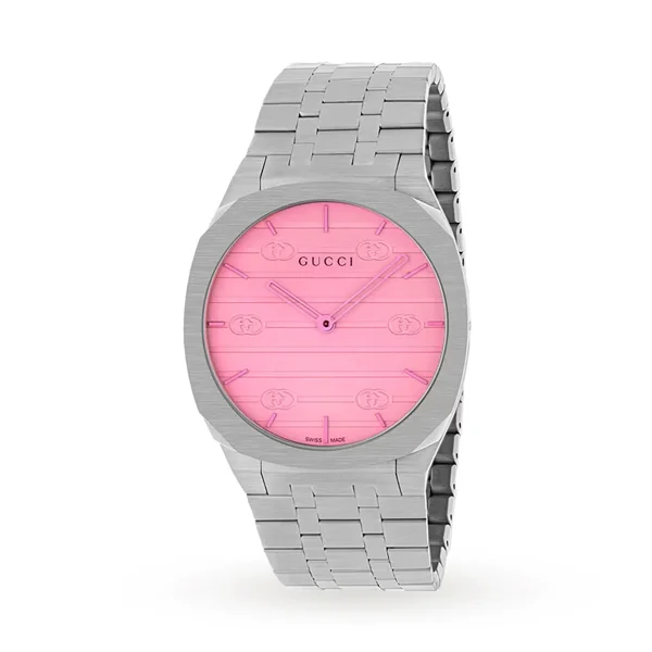 Gucci  Ya163410 Silver Stainless Steel For Women