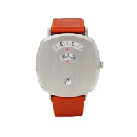 Gucci YGA16032 Unisex Orange Leather Strap Wat..