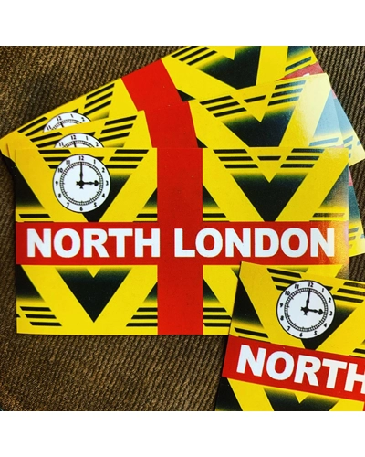 100 x Bruised Banana St George 9cmx5cm Stickers