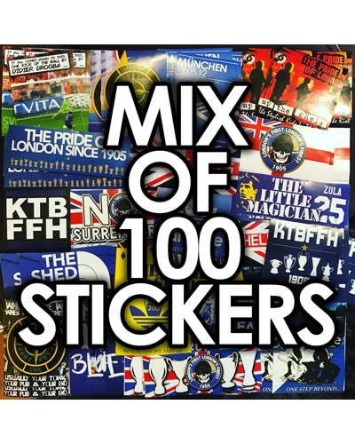 100 Chelsea Stickers - Mixed Pack