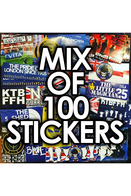 100 Chelsea Stickers - Mixed Pack