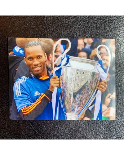 100 Chelsea Stickers - Drogba CL Photo