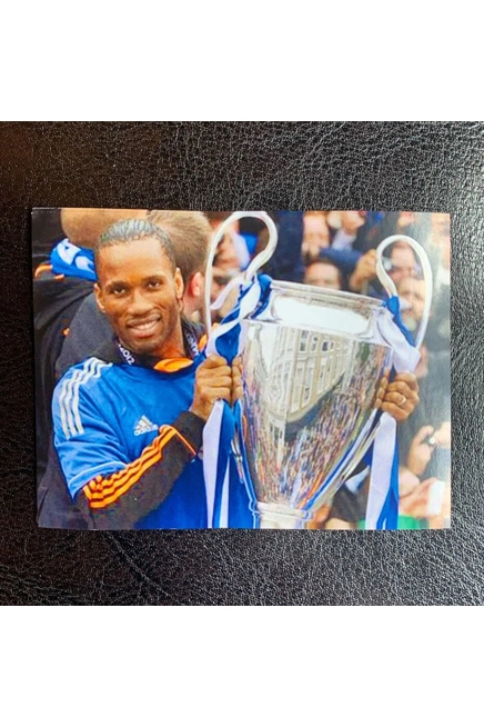 100 Chelsea Stickers - Drogba CL Photo