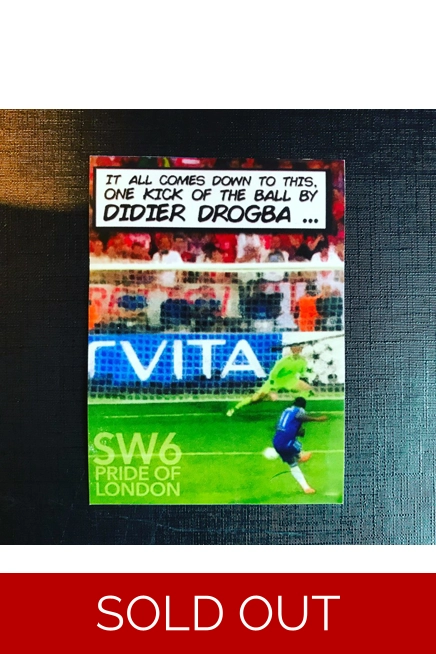 100 Chelsea Stickers - Drogba Munich