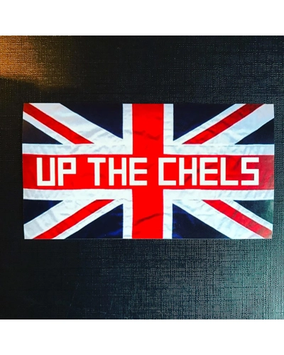 100 Chelsea Stickers - Up The Chels Union Flag