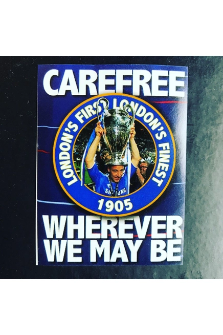 100 Chelsea Stickers - Carefree Shirt 2018