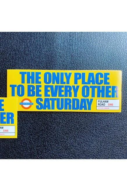 100 Chelsea Stickers - Only Place To Be