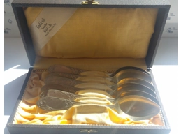 Original german Third Reich silverware spoons in a box