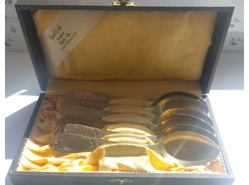 Original german Third Reich silverware spoons in a box