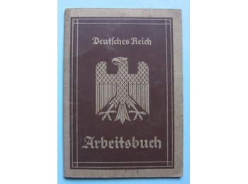 WW2 German workers book imperial eagle