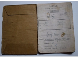 WW2 original german soldiers book soldbuch POW