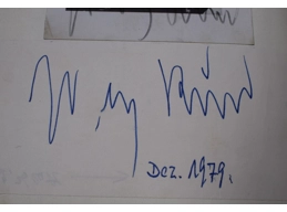 Hans Ulrich Rudel signature dedication History of the Germans