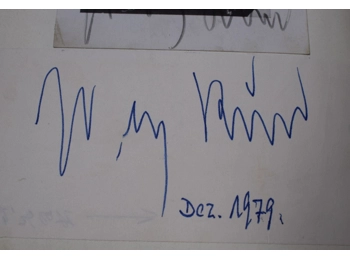 Hans Ulrich Rudel signature dedication History of the Germans