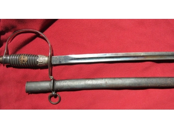 Original german SS police sword with scabbard
