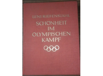 Original german photobook by Leni Riefestahl 1936 Olympic games nazi Olympics Leni Riefestahl