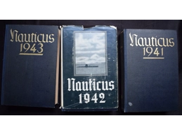 Original ww2 german books Nauticus 1941 1942 1943