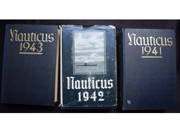Original ww2 german books Nauticus 1941 1942 1943