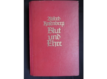 Blood and honour Alfred Rosenberg book 1941