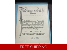 Original german promotional document dr.Franz Gurtner signature 1936
