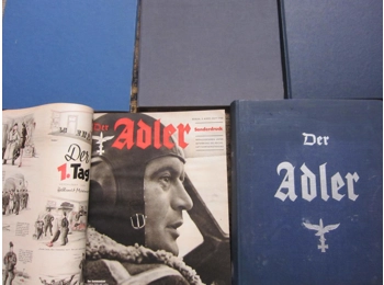 The Eagle - Der Adler Original WW2 german luftwaffe magazines in original folder 1940 to 1944