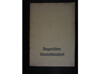 BAVARIAN STATE THEATER MUNICH 1938