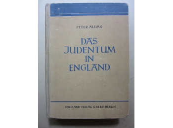 Judaism in England 1943 Third Reich antisemitic book