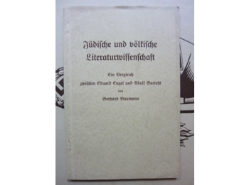 Anti jewish book jewish and völkisch literature comparsion