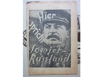 Soviet Russia speaks Berlin 1933 anti communist German book