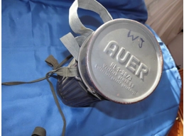 RLB WW2 German gas mask AUER with container
