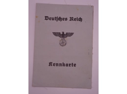 Original Third Reich Identification card