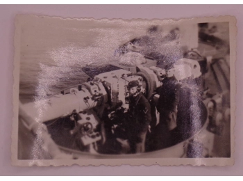 Rare German Navy photo with wavy edges