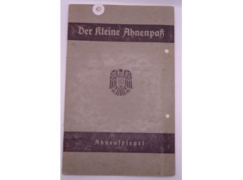 The small ancestor passport. Ancestor map