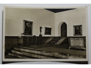 The Berghof Obersalzberg. Partial view from the large hall