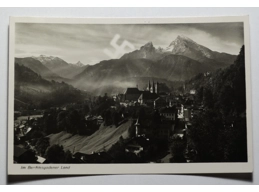 In the Berchtesgadener Land photographic Nazi era postcard