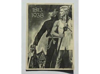 German Gymnastics and Sports Festival in Wroclaw 1938 Third Reich Nazi Germany postcard