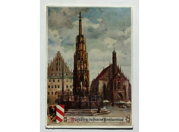 Nuremberg the city of the Nazi Party Rallies postcard