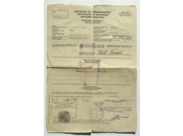 Original Waffen SS Certificate of discharge