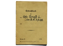 Original German WW2 Soldier's Shooting book