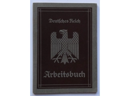 Original German Reich labour book in the name of Henriette Michel