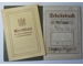 Original German Reich labour book in the name of Wolfgang Lingg
