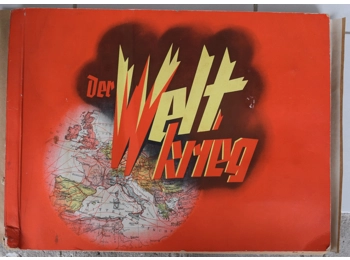 ORIGINAL CIGARETTE CARD ALBUM "DER WELTKRIEG"