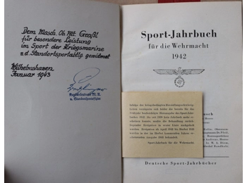 WW2 Third reich Wehmacht sport yearbook 1942