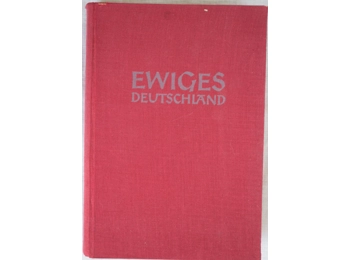 Eternal Germany 1942 a German house book, Christmas gift from the winter welfare organization of the German people