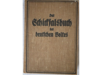 1934 Nazi historical book The fate book of the German people