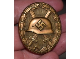 Original Third Reich black wound badge