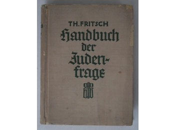 The Handbook of the Jewish Question] by Theodor Fritsch 1939
