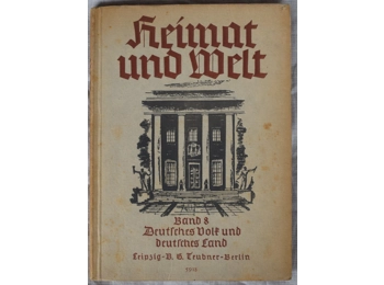 Nazi school book Homeland and World 8th volume