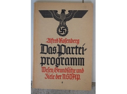 Original book NSDAP party program 1941