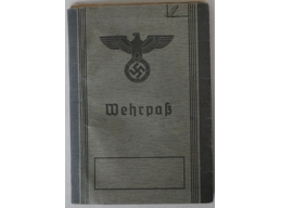 Original Third Reich soldiers book Wehrpass