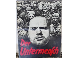 EXTREMELY RARE ORIGINAL NAZI MAGAZINE DER UNTERMENSCH (THE SUB-HUMAN)